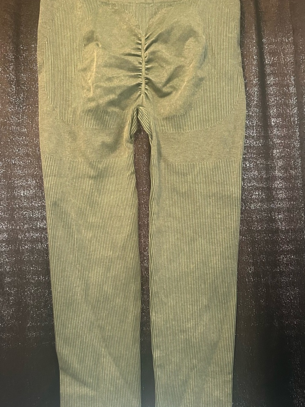 Daisy Olive Green Ribbed Top - Picture 2 of 3